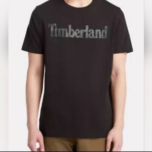 Timberland Genuine Vintage Men's T-shirt In Size Large Dark Greem Short Sleeve